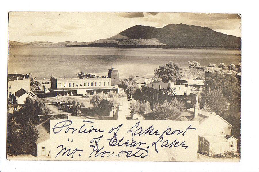 _downtown Lakeport old photo with inscription